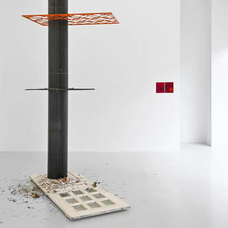 Christian Lagata, Calor calima, vista de exhibición. Cortesía de Art Nueve