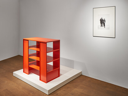 Judd, Lewitt and Bill. Made by Lehni, exhibition view. Courtesy of Hauser & Wirth Gallery