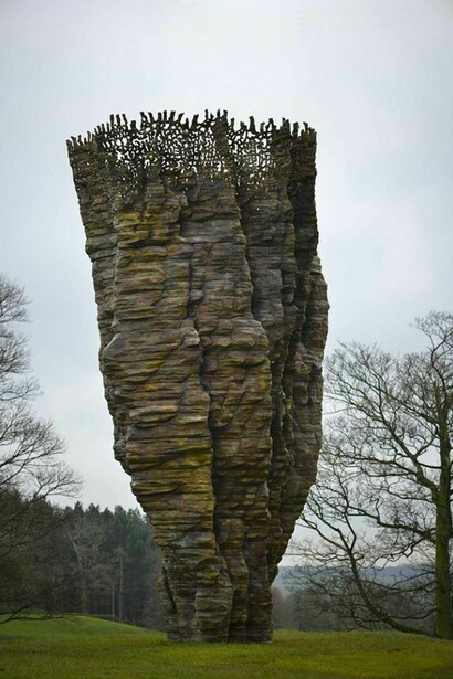 Ursula von Rydingsvard, Bowl with Lace, 2014, Bronze, Courtesy the artist, Galerie Lelong and YSP, Photo Jonty Wild