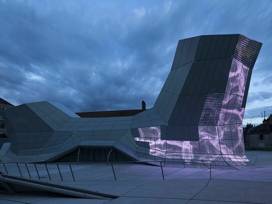 Frac Centre - Les Turbulences - Designed by Jakob + MacFarlane, Photo by Nicolas Borel