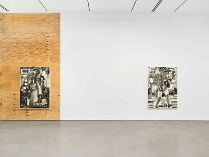 Hiroki Tsukuda, The days of humans, exhibition view. Courtesy of Petzel Gallery