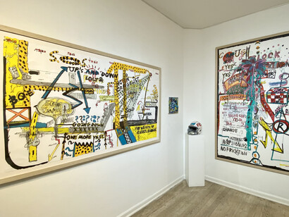 Mind Mapping . . . And Other Stories, 2023, installation view. Courtesy of Van Der Plas Gallery, NYC