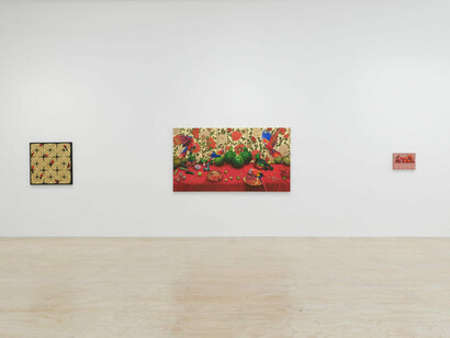 Ana Elisa Egreja, The flight of color, exhibition view. Courtesy of Jessica Silverman 