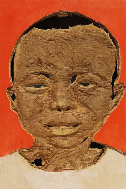 Aime Mpane, Face IX, 2007. Courtesy of Skoto Gallery