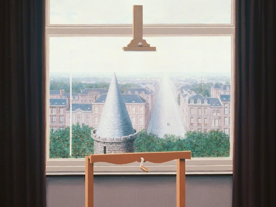 René Magritte, Les Promenades d’Euclide, 1955. Courtesy of Centre Pompidou