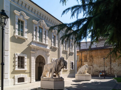 Domenico Ghidoni, Leoni, vista della mostra. Per gentile concessione della Fondazione Brescia Musei