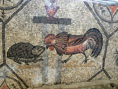 Basilica di Aquileia. Particolare del pavimento musivo