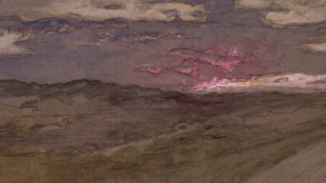 Viggo Johansen’s watercolours. Courtesy of Skagens Kunstmuseer