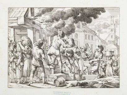 City in Flames. Courtesy of Salzburg Museum