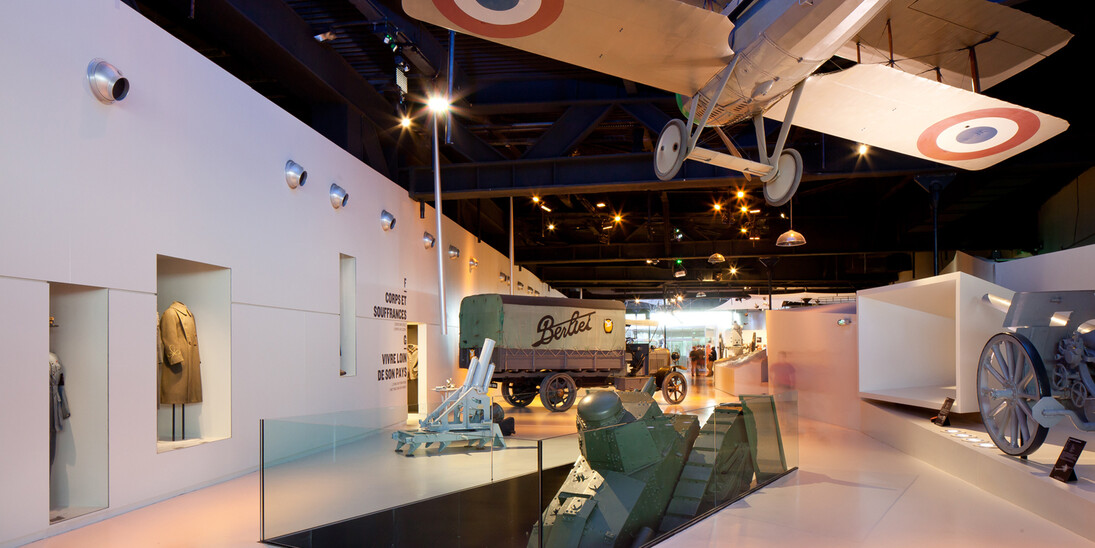 De Terre et D'acier, Exhibition view. Courtesy of Musée de la Grande Guerre