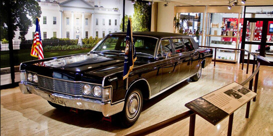 Presidential Limousine. Courtesy of LBJ Presidential Library