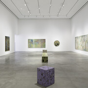 Sam Falls, Amongst the living, exhibition view. Courtesy of 303 Gallery 