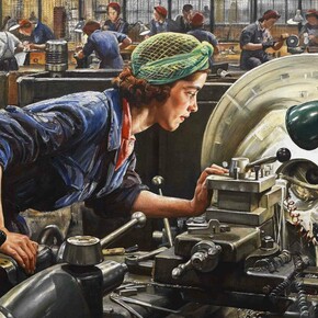 Laura Knight, Ruby Loftus (1943) © IWM © IWM ART 4438