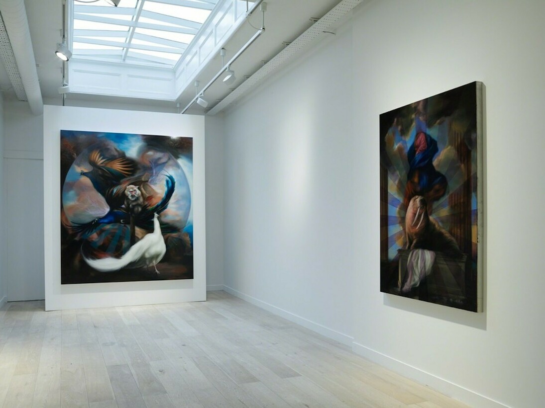 Hugo Wilson, Rape of Europa, Exhibition view. Courtesy of Parafin