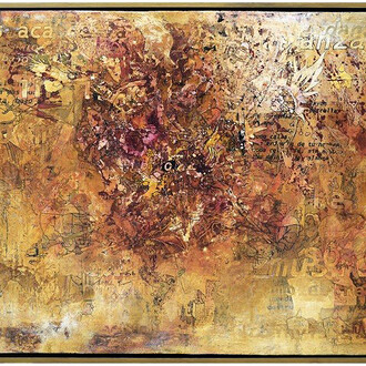 Alexander Polzin, Conquest of Mexico, 2013, 123 x 96 cm, Oil on wood

