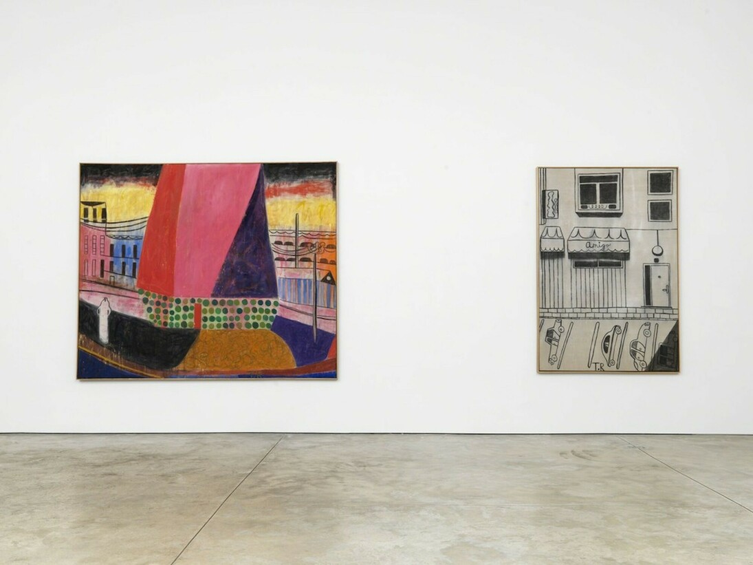 Tal R. Keyhole, Exhibition view. Courtesy of Cheim & Read