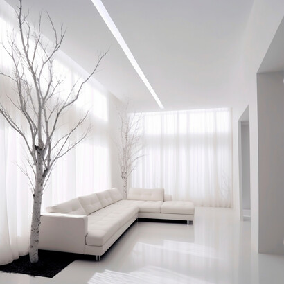 Sala minimalista. Minimalismo é um hábito muito positivo a ser cultivado, pense nisso