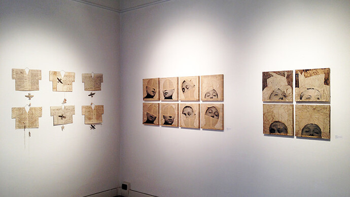 Paper reincarnations, exhibition view
