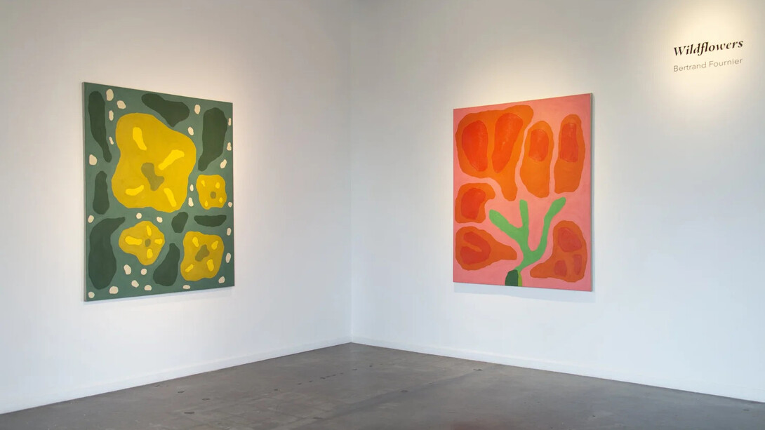 Bertrand Fournier, Wildflowers, exhibition view. Courtesy of Galleri Urbane
