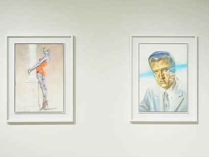 Sorayama, Exhbition view. Courtesy of Jacob Lewis Gallery