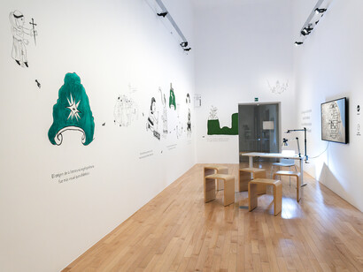 Flash, focus de Arte Contemporáneo en Puebla, vista de exhibición. Cortesía del Museo Amparo