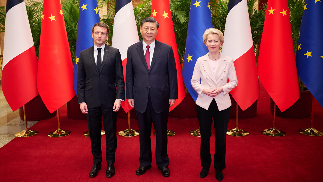 Visit of Ursula von der Leyen, President of the European Commission, and President of the French Republic Emmanuel Macron to China
