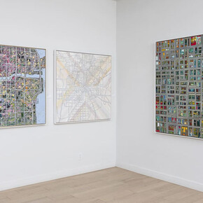Lisa Kinzelberg, Cities of the world, exhibition view. Courtesy of Casterline|Goodman Gallery