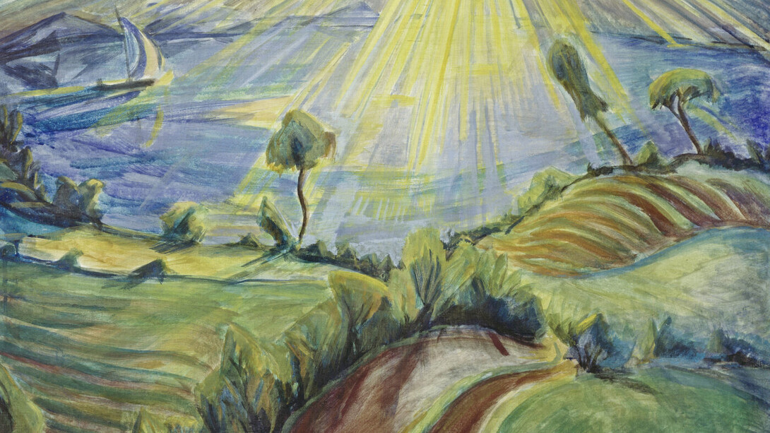 Erich Heckel, Frühling (lente), 1918. Avec l'aimable autorisation du Musée des Beaux-Arts de Gand