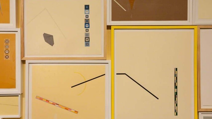 Dannielle Tegeder, Exhibition view. Courtesy of Carrie Secrist Gallery