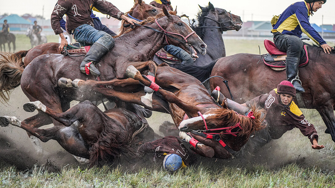 Maksat Shagyrbay, Steppe, exhibition photo. Courtesy of Erarta Museum