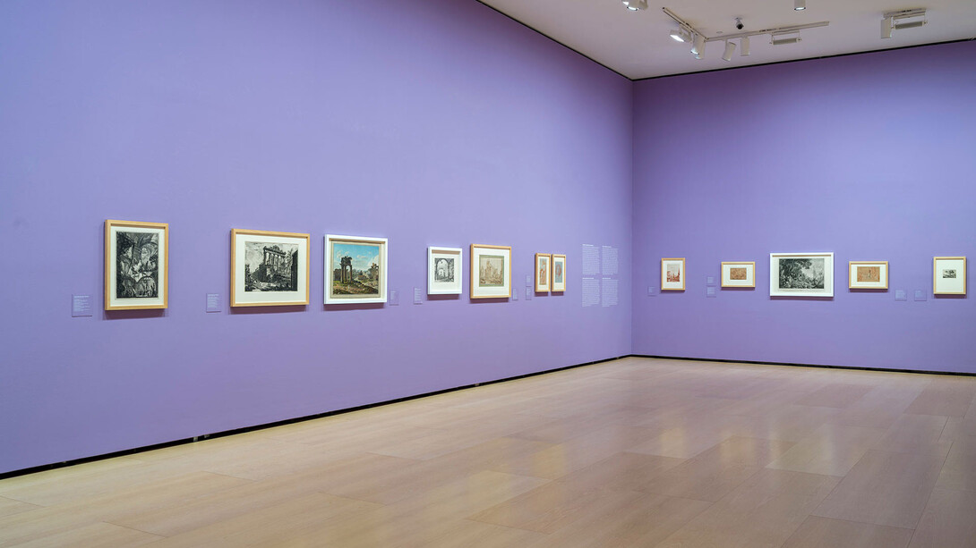 Obras maestras sobre papel de Budapest, vista de exhibición. Cortesía de Guggenheim Bilbao 