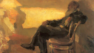 Leonid Pasternak (1862–1945), a renowned Russian painter and the father of the famous poet and translator Boris Pasternak, was closely associated with the celebrated author Leo Tolstoy, capturing intimate portraits of the literary giant during his lifetime