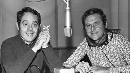 Gianni Boncompagni e Renzo Arbore in 'Alto gradimento'