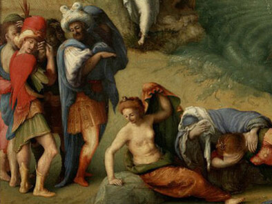 Piero di Cosimo, Liberazione di Andromeda, particolare