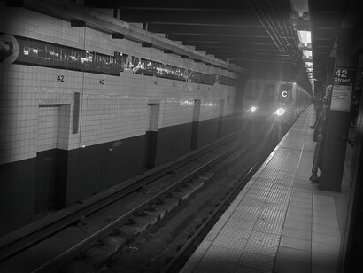 The subway station in New York