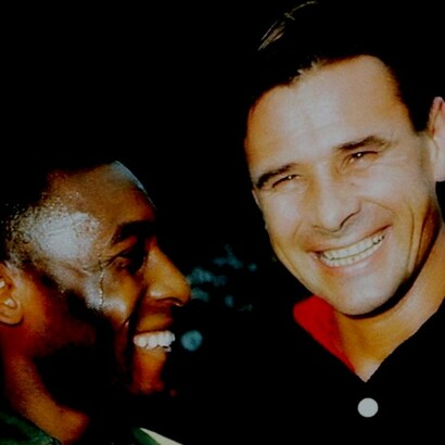 Lev Yashin mit Pelé
