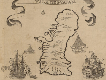 Mapa de la isla de Guaján (Guam)
