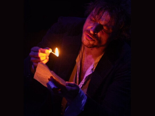 Alessandro Averone nella sua interpretazione di Platonov, per la regia di Peter Stein. Foto di Manuela Giusto