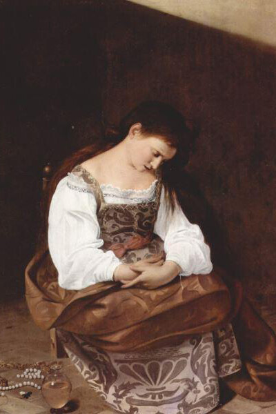 Maddalena Doria Pamphilj, Michelangelo Merisi detto il Caravaggio Olio su tela // 123 x 98,3 cm, 1595 circa // Roma, Galleria Doria Pamphilj