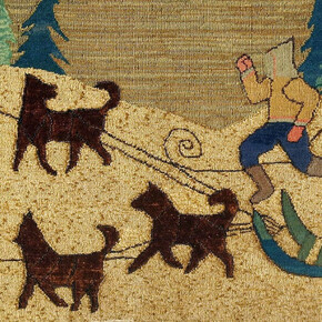 Hooked Mats of the Grenfell Mission. Courtesy of The Edward Thorp Gallery