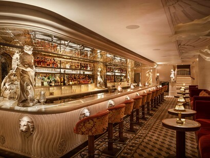 A look at the bar at Bacchanalia, London, UK, Johnny Stephens Photography