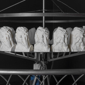 Eva L’Hoest, The mindful hand, vue de l'exposition. Avec la courtoisie du Casino Luxembourg