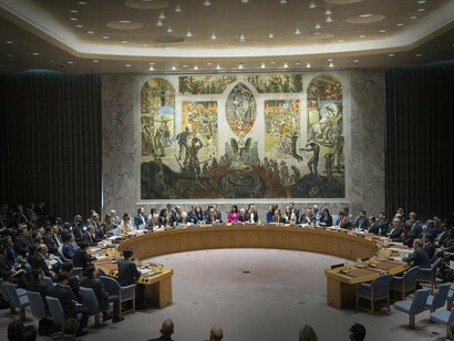 United Nations security council meeting, April 2017