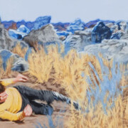 Luke Butler, Captain XXXVI (detail), 2026. Courtesy of Fraenkel Gallery 