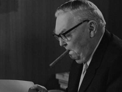 Erhard, Ludwig Prof. Dr.: Federal Chancellor, Minister of Economics, CDU, Federal Republic of Germany