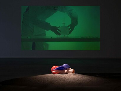 Pneuma, 2020, exhibition view at Löwenbräukunst Contemporary Art Center, Zurich, © Christian Fogarolli