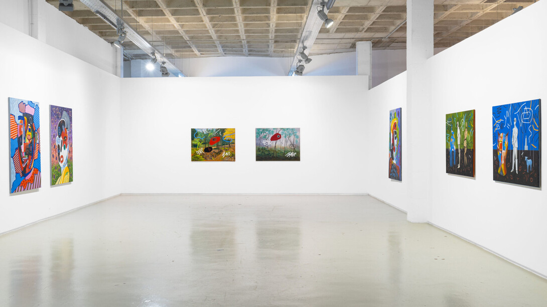 José María Córdoba, Figuras y sueños, exhibition view. Courtesy of Yusto / Giner