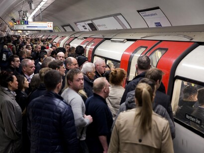 Estación de Metro en Londres