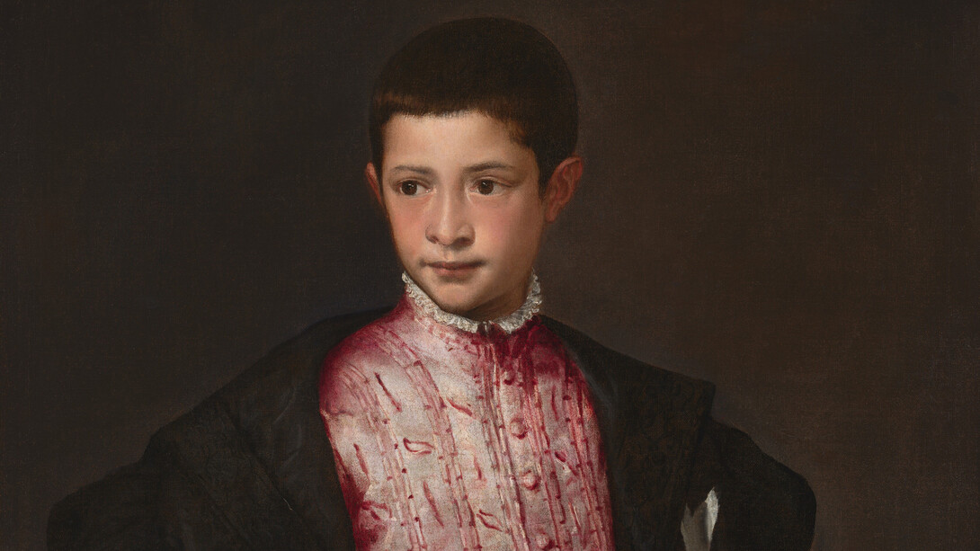 Titian, Ranuccio Farnese (detail), 1541-1542. Courtesy of National Gallery of Art