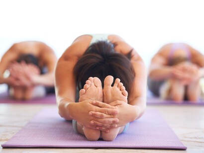 Yoga lesson